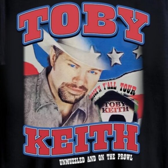 Toby Keith Country Singer Tour T-Shirt 2 Sided Music Graphic Fan Concert Shirt79 - Picture 2 of 7